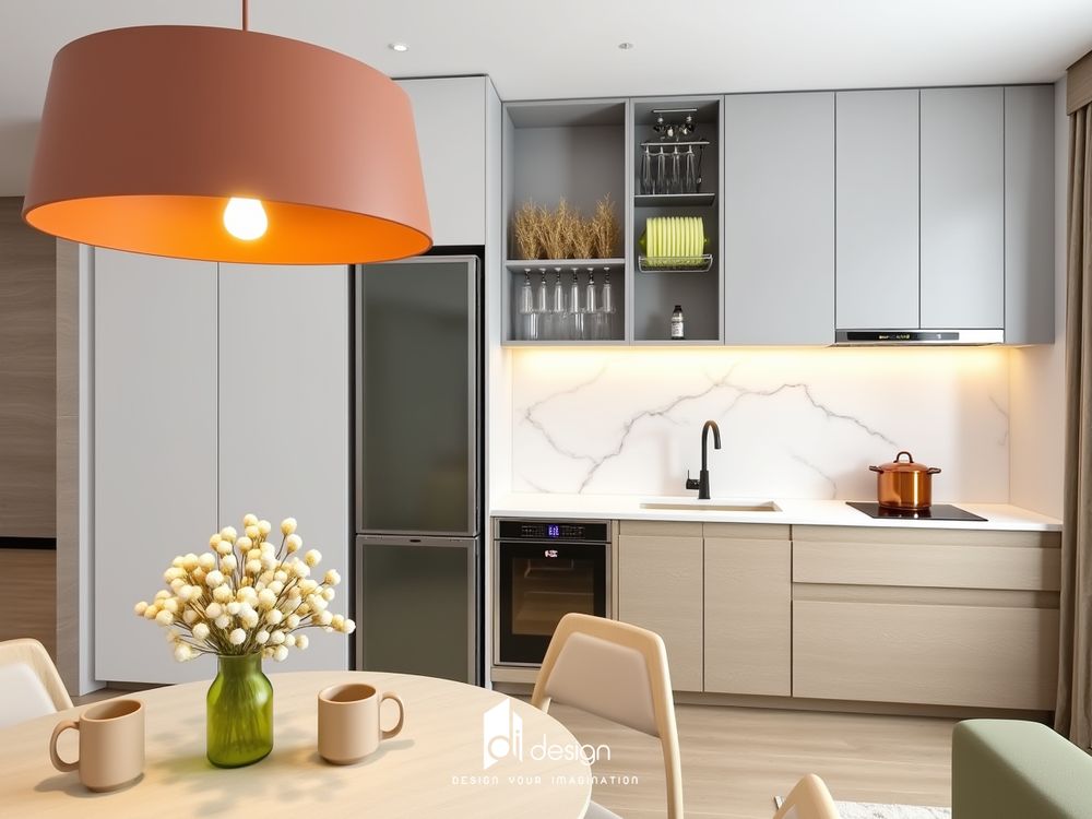 Thiết Kế Nội Thất Căn Hộ 50m2 Quận 9 – Tinh Tế, Ấm Áp Và Thoải Mái Thiết Kế Nội Thất Căn Hộ 50m2 Quận 9 – Tinh Tế, Ấm Áp Và Thoải Mái