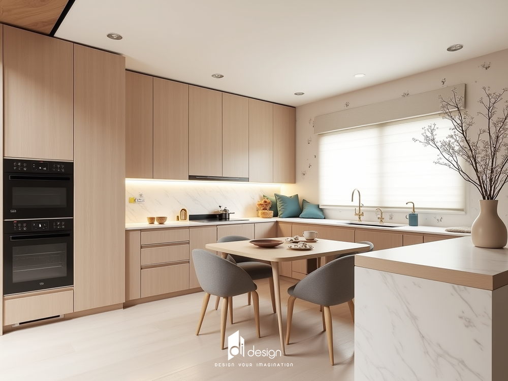 Thiết kế nội thất căn hộ 68m2 Botanica Premier tiện nghi và thoải mái Thiết kế nội thất căn hộ 68m2 Botanica Premier tiện nghi và thoải mái