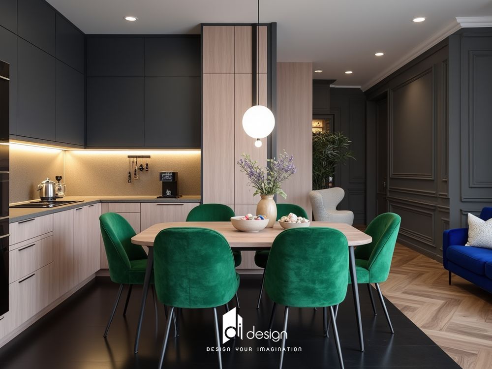 Thiết kế nội thất căn hộ 83m2 phong cách hiện đại và trang nhã Thiết kế nội thất căn hộ 83m2 phong cách hiện đại và trang nhã