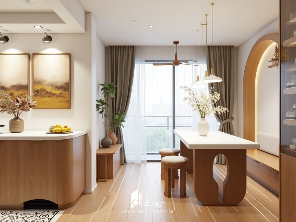 Thiết kế nội thất căn hộ Celesta Rise 79m2 đẹp
