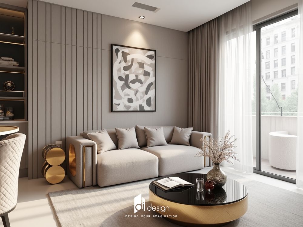 Thiết Kế Nội Thất Căn Hộ Chung Cư 68m2 Sang Trọng Tông Màu Xám 2025 Thiết Kế Nội Thất Căn Hộ Chung Cư 68m2 Sang Trọng Tông Màu Xám 2025