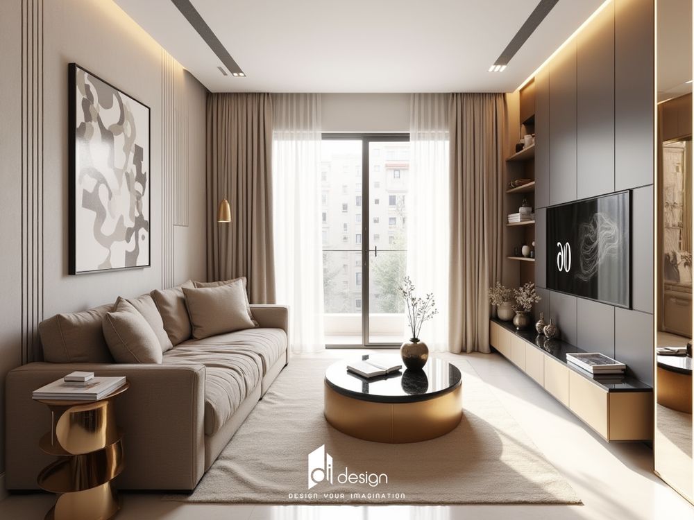 Thiết Kế Nội Thất Căn Hộ Chung Cư 68m2 Sang Trọng Tông Màu Xám 2025 Thiết Kế Nội Thất Căn Hộ Chung Cư 68m2 Sang Trọng Tông Màu Xám 2025
