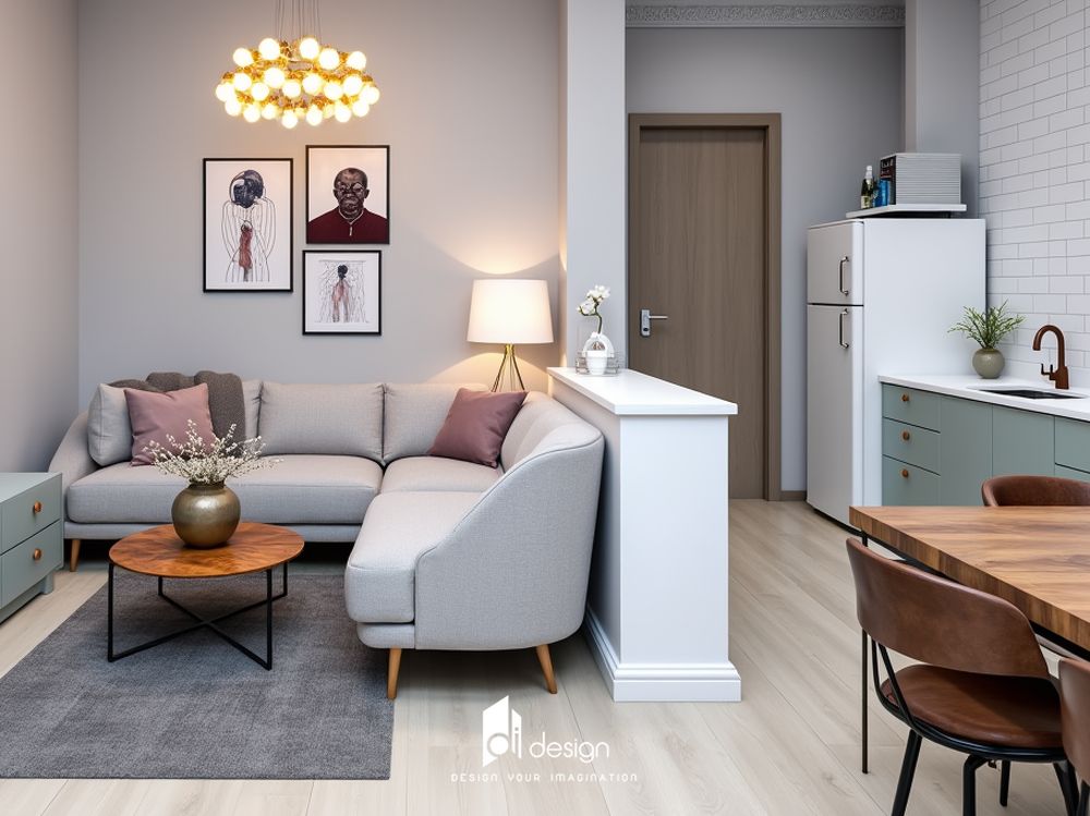 Thiết kế nội thất căn hộ Studio 30m2 The Opus One: Hiện đại và Trẻ trung Thiết kế nội thất căn hộ Studio 30m2 The Opus One: Hiện đại và Trẻ trung