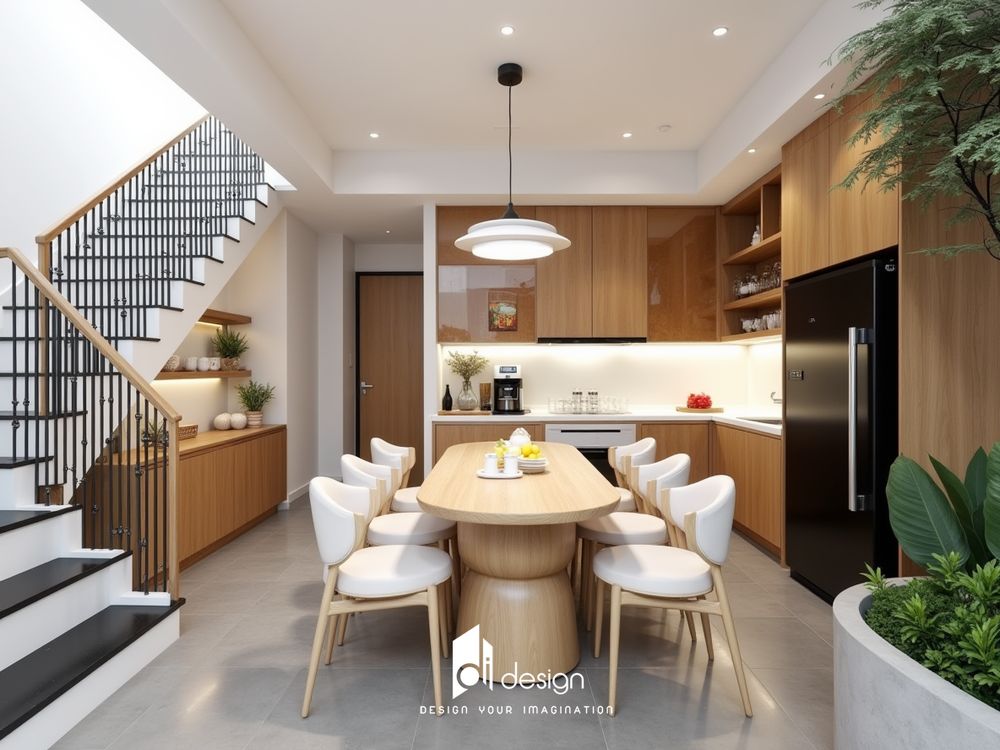 Thiết kế nội thất nhà phố 150m2 phong cách Scandinavian Thiết kế nội thất nhà phố 150m2 phong cách Scandinavian