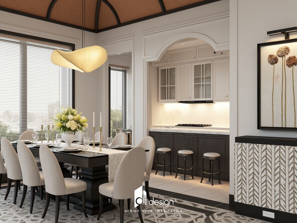 Thiết kế nội thất nhà phố 300m2 tại The Pegasuite: Sự hài hòa giữa vẻ đẹp hiện đại và tiện nghi