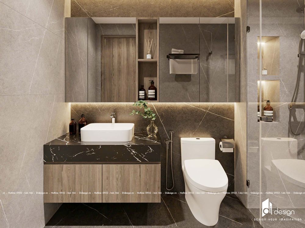 Thiết kế nội thất nhà phố 300m2 Verosa Park sang trọng