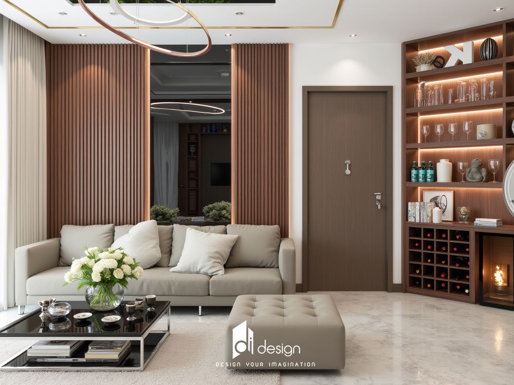 Thiết kế nội thất nhà phố 88m2 đẹp hiện đại