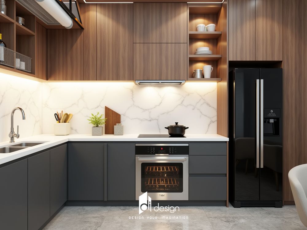 Thiết kế nội thất nhà phố 88m2 đẹp hiện đại