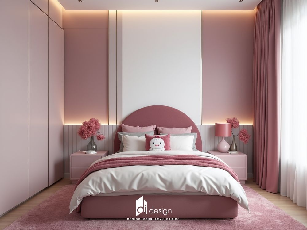 Thiết kế nội thất phòng ngủ cho bé gái đẹp: Sáng tạo, tinh tế và phù hợp với sở thích trẻ nhỏ