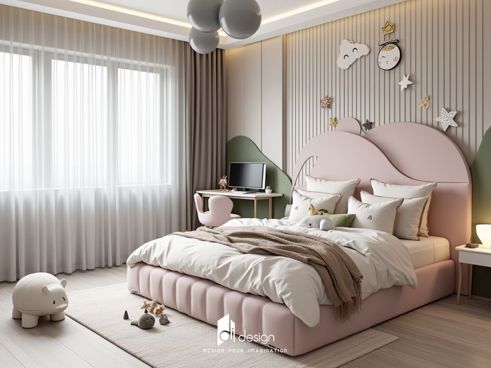 Thiết kế nội thất phòng ngủ cho bé gái đẹp: Sáng tạo, tinh tế và phù hợp với sở thích trẻ nhỏ