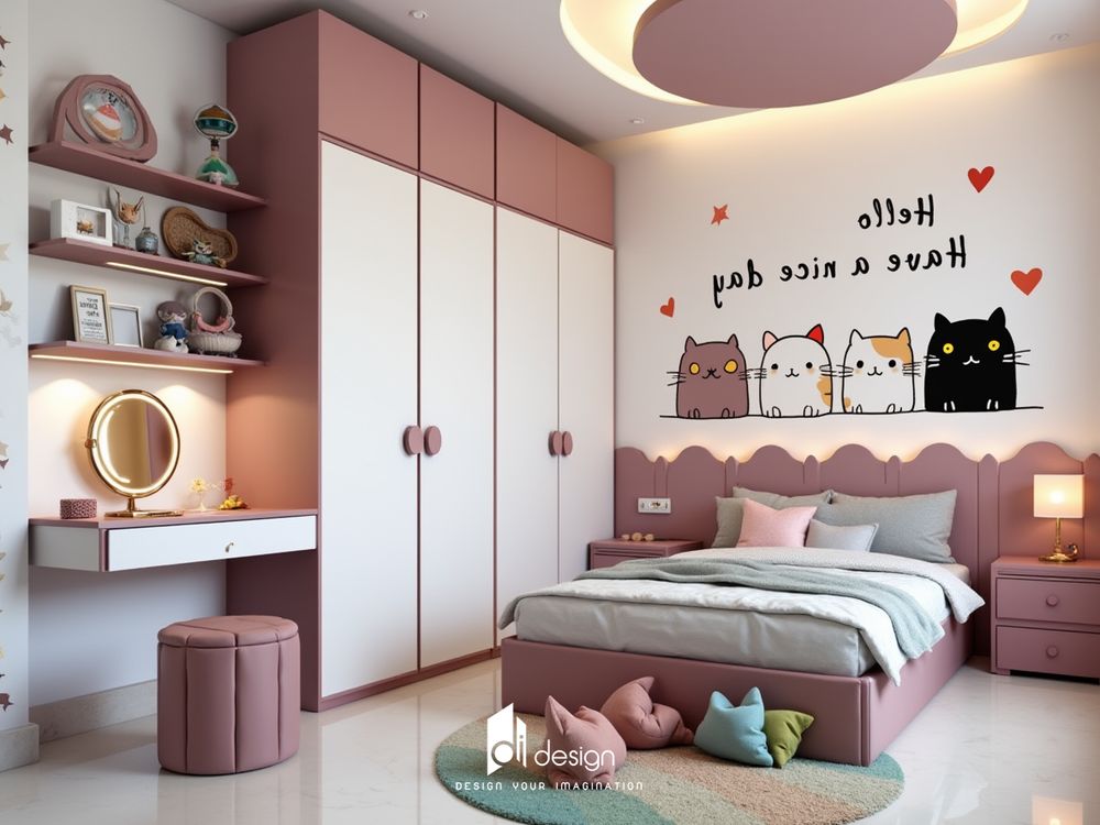 Thiết kế nội thất phòng ngủ cho bé gái đẹp: Sáng tạo, tinh tế và phù hợp với sở thích trẻ nhỏ Thiết kế nội thất phòng ngủ cho bé gái đẹp: Sáng tạo, tinh tế và phù hợp với sở thích trẻ nhỏ