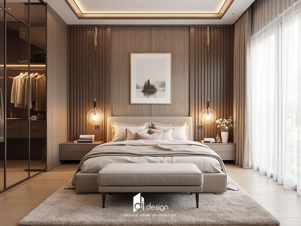 Thiết kế nội thất phòng ngủ đẹp, hiện đại xu hướng 2025 Thiết kế nội thất phòng ngủ đẹp, hiện đại xu hướng 2025