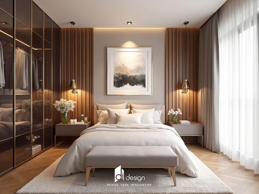 Thiết kế nội thất phòng ngủ đẹp, hiện đại xu hướng 2025 Thiết kế nội thất phòng ngủ đẹp, hiện đại xu hướng 2025