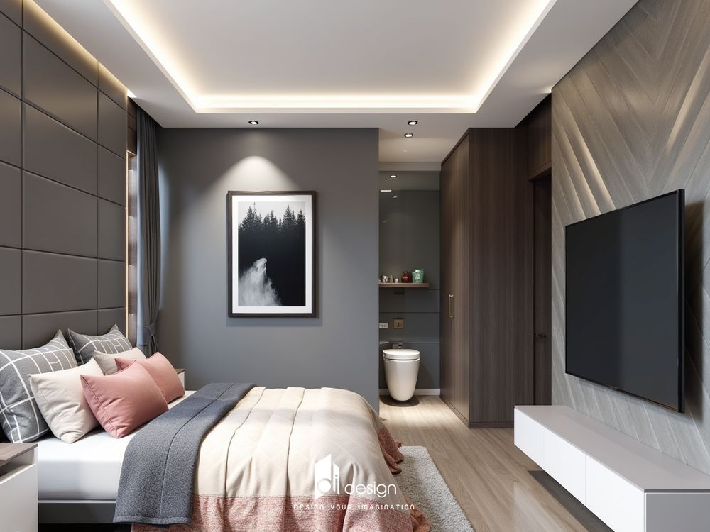 Thiết Kế Nội Thất Phòng Ngủ Hiện Đại Căn Hộ Celesta Rise Thiết Kế Nội Thất Phòng Ngủ Hiện Đại Căn Hộ Celesta Rise