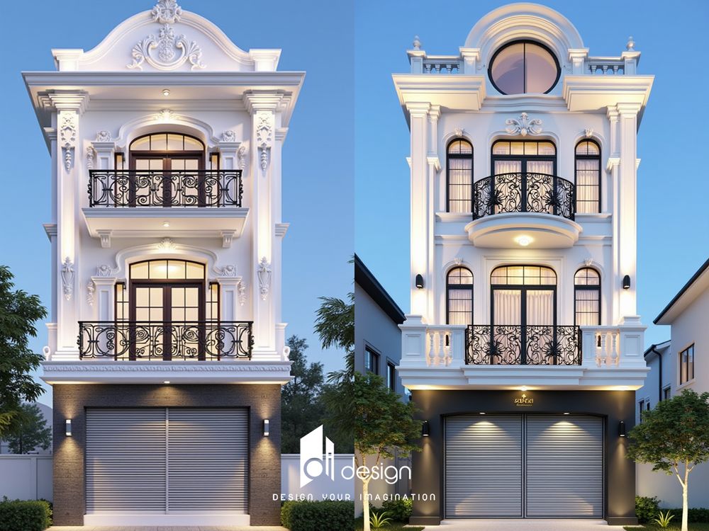 Trang Trí Mặt Tiền Nhà Ống 3 Tầng Đẹp Trang Trí Mặt Tiền Nhà Ống 3 Tầng Đẹp