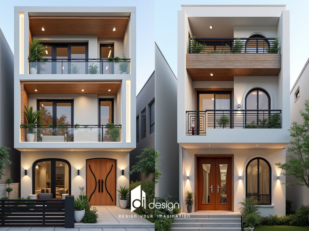 Trang Trí Mặt Tiền Nhà Ống 3 Tầng Đẹp Trang Trí Mặt Tiền Nhà Ống 3 Tầng Đẹp