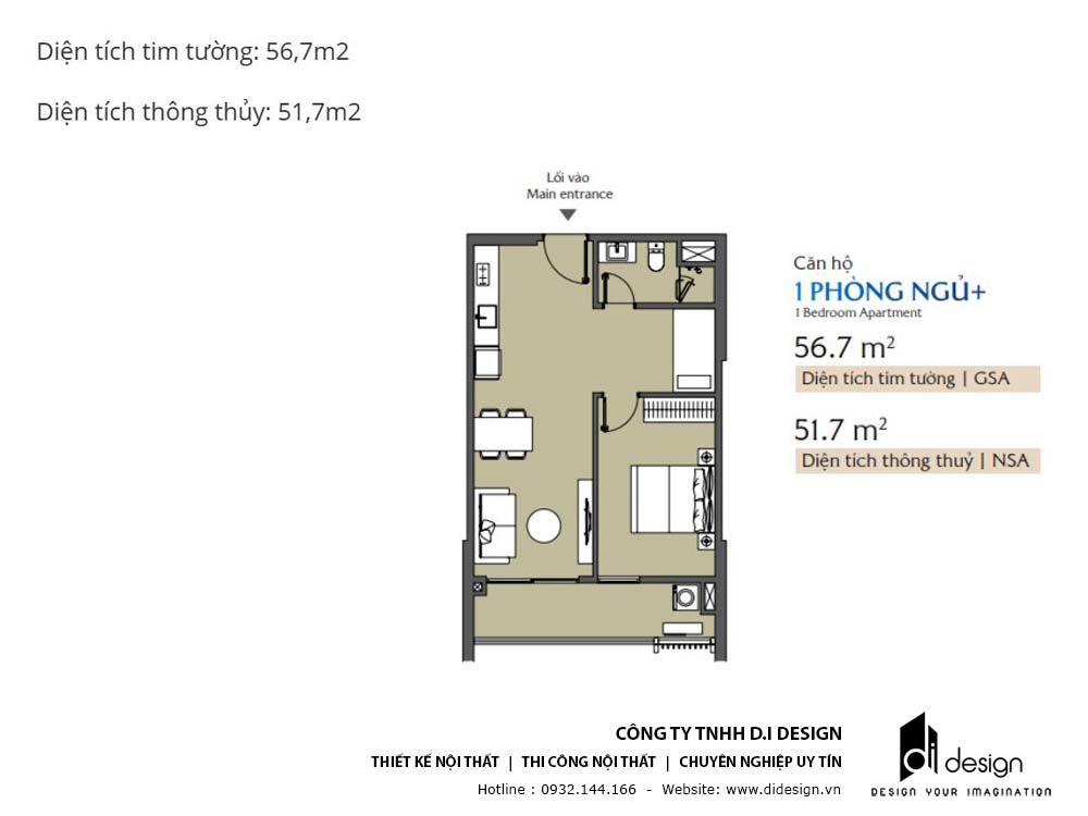 Mặt bằng căn hộ Masteri Cosmo Central 56m2 Mặt bằng căn hộ Masteri Cosmo Central 56m2