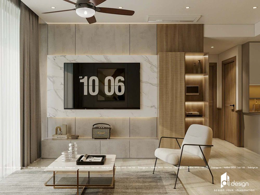 Thiết kế căn hộ Masteri Grand View 86m2 tối ưu hóa công năng Thiết kế căn hộ Masteri Grand View 86m2 tối ưu hóa công năng