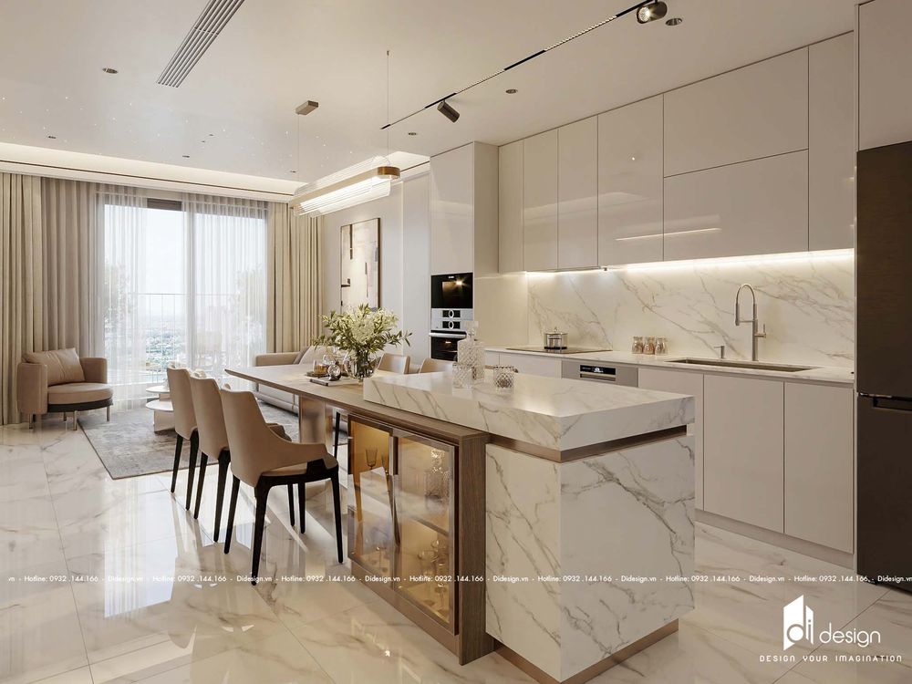 Thiết kế nội thất căn hộ 100m2 Saigon South Residences đẹp sang trọng Thiết kế nội thất căn hộ 100m2 Saigon South Residences đẹp sang trọng