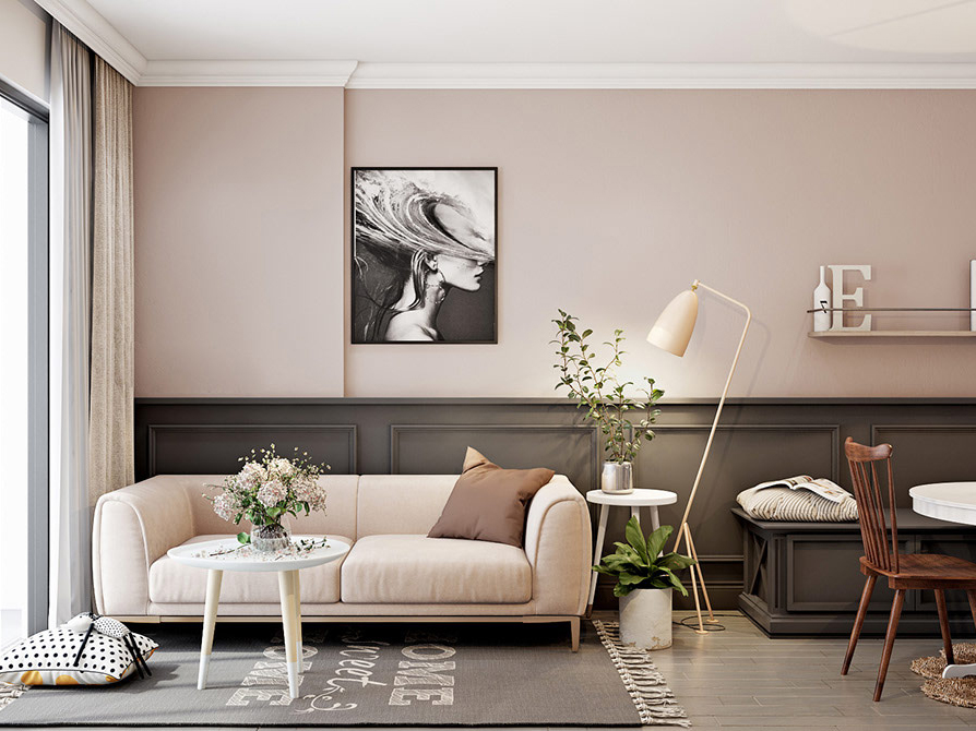 Thiết kế nội thất căn hộ Saigon Mia 66m2 2 phòng ngủ ấm cúng