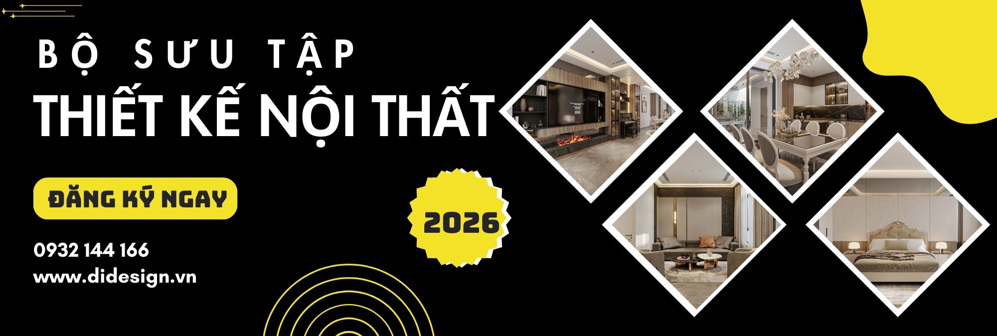 Bộ sưu tập thiết kế nội thất 2026