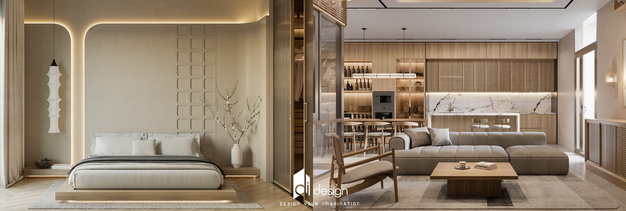 Thiết kế nội thất căn hộ phong cách Nhật